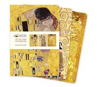 Gustav Klimt Set of 3 Midi Notebooks (Midi Notebook Collections)