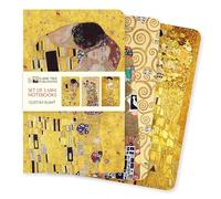 Gustav Klimt Set of 3 Mini Notebooks
