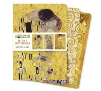 Gustav Klimt Set of 3 Standard Notebooks