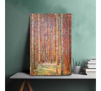 Gustav Klimt Tannenwald I 1901 Forest Canvas Wall Art Picture Print Best Gift For Gustav Fans Modern Family Home Office Hotel Decoration (XS: 20cm X 31cm)