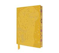 Gustav Klimt: The Kiss 2027 Artisan Art Vegan Leather Diary Planner - Page to View with Notes: Original Flame Tree Publishing DIN A5-Format Exquisit ... künstlerisch gestalteten Buchschnitt