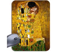Gustav Klimt The Kiss Art Nouveau Print Mouse Mat Art Mouse Pad
