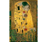 Gustav Klimt: The Kiss Lined Journal Notebook, (Gold Yellow), 120 Pages, Medium 6 inches x 9 inches - Thick Paper, Hardcover