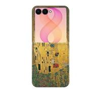 Gustav Klimt The Kiss PU Leather Flip Case Cover For Samsung Galaxy Z Flip 8