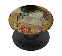 Gustav Klimt The Kiss Romantic Lovers Painting Couple Art PopSockets Adhesive PopGrip