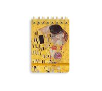 Gustav Klimt: The Kiss (Spiral Bound Pocket Notebook)