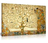 Gustav Klimt The Tree Of Life Canvas Wall Art Picture Print (12X8)