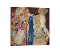 Gustav Klimt's - The Bride Unfinished Poster (2) Canvas Wall Art Decorative Bedroom Modern Home Print Picture Artworks 20x20inch(50x50cm)