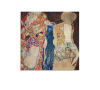 Gustav Klimt's - The Bride Unfinished Poster (2) Wall Art Scroll Canvas Painting Picture Living Room Decor Home 16x16inch(40x40cm)