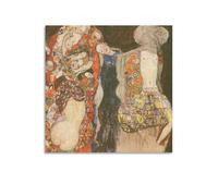 Gustav Klimt's - The Bride Unfinished Poster (5) Canvas Wall Art Prints Photo Picture Painting Room Decor Home Decorative 12x12inch(30x30cm)