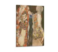 Gustav Klimt's - The Bride Unfinished Poster (6) Canvas Wall Art Decorative Bedroom Modern Home Print Picture Artworks 20x30inch(50x75cm)