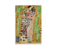 Gustav Klimt's - The Kiss Poster (7) Picture Print Canvas Wall Paint Art Decor Modern Home 24x36inch(60x90cm)