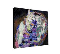 Gustav Klimt's The Virgin - Canvas Wall Art Framed Print - Various Sizes (12x12 inches)
