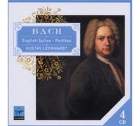 GUSTAV LEONHARDT - ENGLISH SUITES & PARTITAS 4 CD NEW SOLO CEMBALO BACH