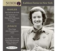 Gustav Mahler Kathleen Ferrier in New York (CD) Album (US IMPORT)