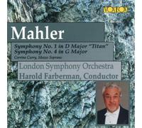 Harold Farberman - Mahler Symphonies Nos. 1 & 4 [New CD]