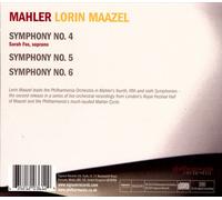 GUSTAV MAHLER: SYMPHONIES NOS. 4, 5, 6 NEW CD