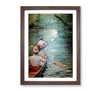Gustave Caillebotte The Life Classic Painting Framed Print | A4 Walnut Framed Wall Art | Ready to Hang | Classic Historical Picture | Living Room Bedroom Lounge Office