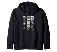 Gustave Dore famous illustrations retro vintage classic art Zip Hoodie