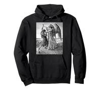 Gustave Dore Jacob wrestling with the Angel 1855 Pullover Hoodie