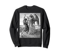 Gustave Dore Jacob wrestling with the Angel 1855 Sweatshirt