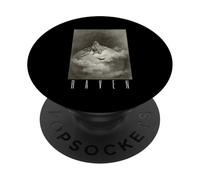 Gustave Doré The Raven E. A. Poe Moon Death Dark Gothic PopSockets Adhesive PopGrip