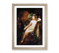 Gustave Moreau Galatee Classic Painting Framed Print | A4 Oak Framed Wall Art | Ready to Hang | Classic Historical Picture | Living Room Bedroom Lounge Office