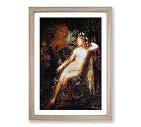 Gustave Moreau Galatee Framed Print | A2 Oak Framed Wall Art | Ready to Hang | Modern Nature Picture | Living Room Bedroom Lounge Office