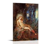 Gustave Moreau Paintings Wall Art Poster Prints Goddess on The Rocks Wall Art Painting Canvas Gift Living Room Prints Bedroom Decor Artworks 20x30inch(50x75cm)