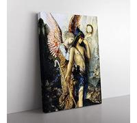Gustave Moreau The Voice Classic Painting Canvas Wall Art Print Ready to Hang, Framed Picture for Living Room Bedroom Home Office Décor, 76x50 cm (30x20 Inch)