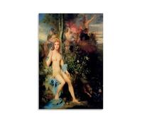 Gustave Moreau's Apollo And The Nine Muses, Symbolism Style Wall Art Print, Mythological Scene Poster with Divine Figures And Ornate Foliage Details Art Canvas Painting Decor Wall Print Photo Home Mo