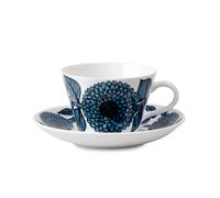 Gustavsbergs Porslinsfabrik Blå Aster coffee set cone coffee cup + saucer