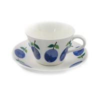 Gustavsbergs Porslinsfabrik Prunus coffee cup with saucer 15 cl