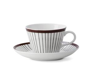 Gustavsbergs Porslinsfabrik Ribb coffee set coffee cup + saucer
