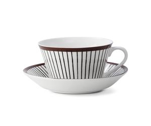 Gustavsbergs Porslinsfabrik Ribb tea set tea cup + saucer