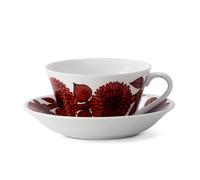 Gustavsbergs Porslinsfabrik Röd Aster tea set tea cup + saucer