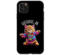 Gustavus Alaska USA Fun Cute Colorful Dancing Cat Design Case for iPhone 11 Pro Max