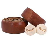 Gusti Adri V Handlebar Tape Leather Size 200 cm Including Corks Road Bike Grip Tape Bicycle Accessories Brown Leather