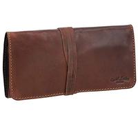 Gusti Casper Leather Cutting Rectangle DIY DIN A5 Cowhide Red Pencil Case