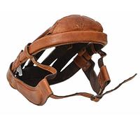 Gusti Leder studio Genuine Leather Helmet Cycling Accessory Sport Protection Vintage Unisex Brown 2G33-55-57-60-20-2
