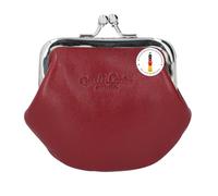 Gusti Leder Studio Genuine Leather Ladies Purse Cash Coins Notes Holder Everyday Vintage Accessory Red