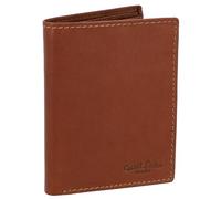 Gusti Macon Men's Leather Wallet, dark brown, Retro