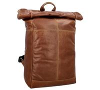 Gusti Rolltop Messenger Backpack Leather Joy Backpack Vintage City Backpack Outdoor Backpack Laptop Bag Plain Backpack Hiking Backpack, Honey brown, One Size