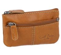 Gusti Rook Key Case - Leather Key Case with Two Compartment Design, Scratch Protection - Light Brown