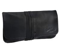 Gusti Tobacco Bag Leather Studio Jesse Genuine Leather Tobacco Bag Black