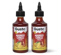 Gusto Foods Mango Sweet Chilli Sauce 720gm (Pack of 3)| Sweet and Sour Mango Sauce | Made with Fresh Alphanso Mangos & Sankeshwari & Kashmiri Chillies