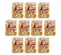 Gusto Pufuleti 45g, Salty Plain Corn Puffs, Romanian Corn Snack, Delicious Salted Corn Flips (Gusto Pufuleti 45g, 10 Pack)