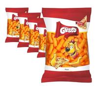 Gusto Pufuleti Pizza Corn Chips 80 Gram x 5 Packs
