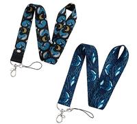 Gusumi 17.7inch Cute Long lanyards for id Badges,Cruise Lanyard for Ship Cards,Neck Lanyard Work Badge Holder,id Badge Holder,Key Chain Wallet Lanyard for Men Women Teacher Kids Students,Shark 02