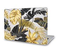 Gusumi Laptop Case Compatible with MacBook Air 13 inch Case 2020 2019 2018 Release A2337 M1 A2179 A1932 with Retina Display, Slim Snap On Hard Shell Protective Cover (Touch ID), The Golden Leaves